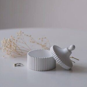 Handmade Luxury Candle Jar With Lid | Modern Home Decor